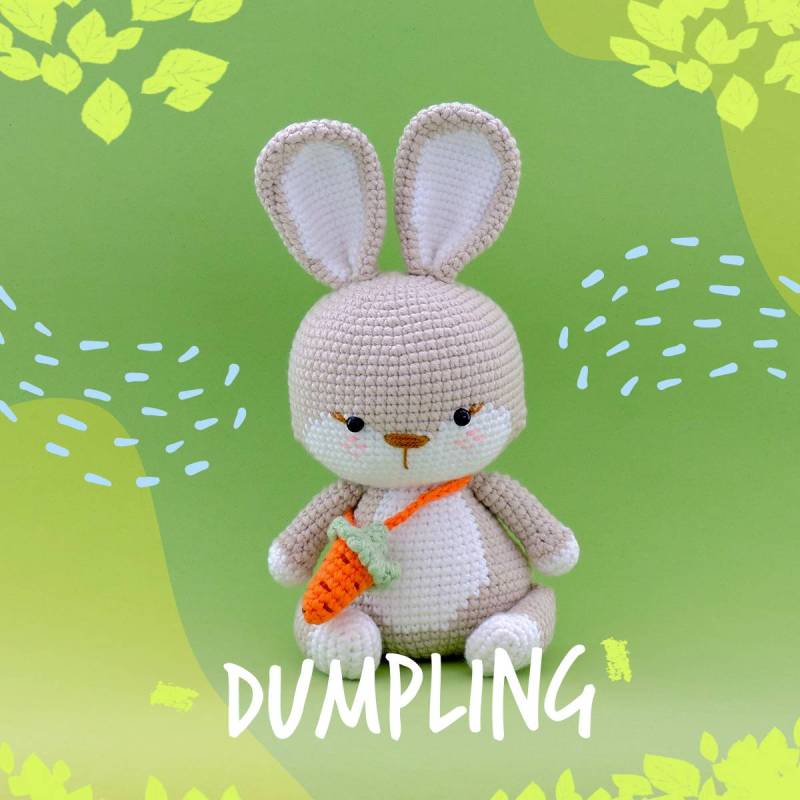Dumpling Bunny - Mundo Animal - Enfibras Amigurumis