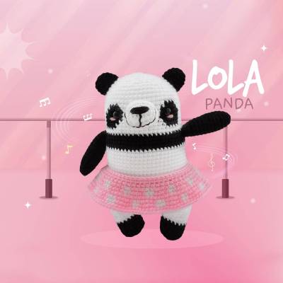 Lola Panda - Mundo Animal - Enfibras Amigurumis