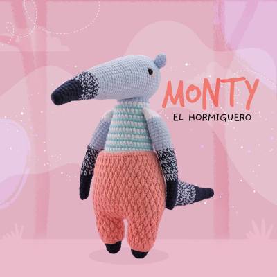 Monty Hormiguero - Mundo Animal - Enfibras Amigurumis