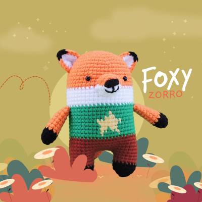 Foxy Zorro - Mundo Animal - Enfibras Amigurumis
