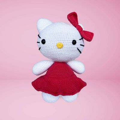 Hello Kitty - Mundo Fantástico - Enfibras Amigurumis
