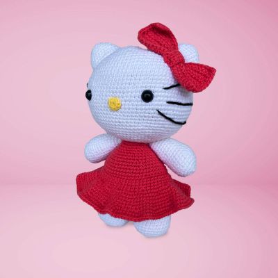 Hello Kitty - Mundo Fantástico - Enfibras Amigurumis