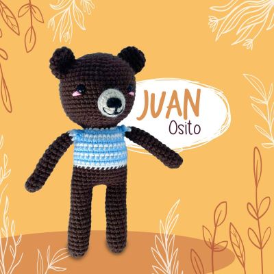 Juan Osito - Mundo Animal - Enfibras Amigurumis
