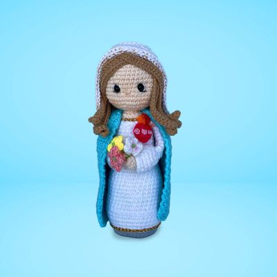 Virgencita - Religioso - Enfibras Amigurumis