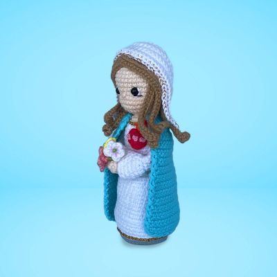 Virgencita - Religioso - Enfibras Amigurumis