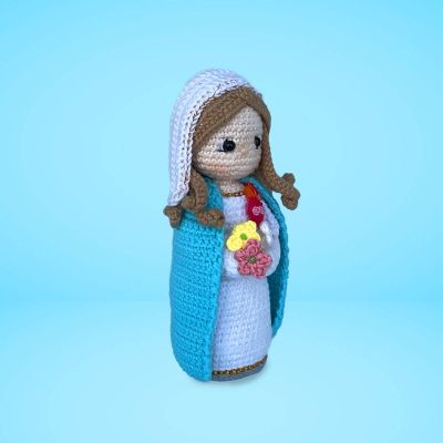 Virgencita - Religioso - Enfibras Amigurumis