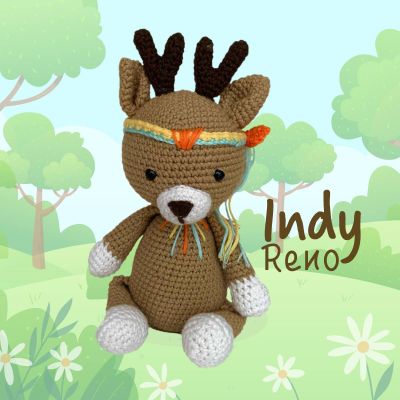 Indy Reno - Mundo Animal - Enfibras Amigurumis