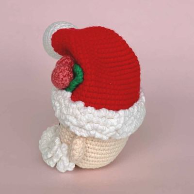 Adorno santa - Navideño - Enfibras Amigurumis