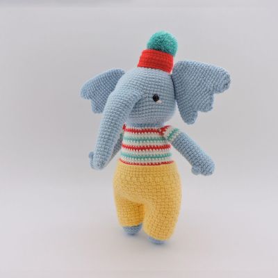 Luisa Elefante - Amigurumi Tejido a Mano | EnFibras