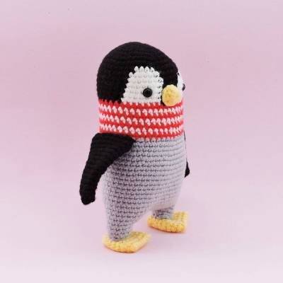 Humboldt Pinguino - Mundo Animal - Enfibras Amigurumis
