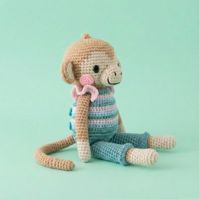 Lupita Mona Araña - Amigurumi Tejido a Mano y Hipoalergénico