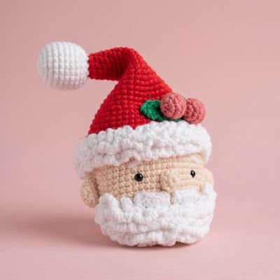 Adorno de Santa Claus Navideño Tejido a Mano | EnFibras