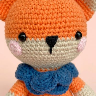 Alec Zorro - Amigurumi Tejido a Mano Hipoalergénico | EnFibras