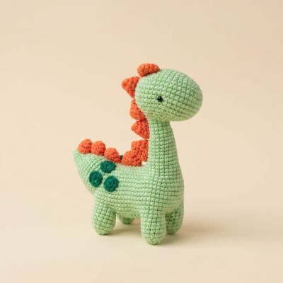 Edy Dinosaurio - Amigurumi Tejido a Mano | EnFibras