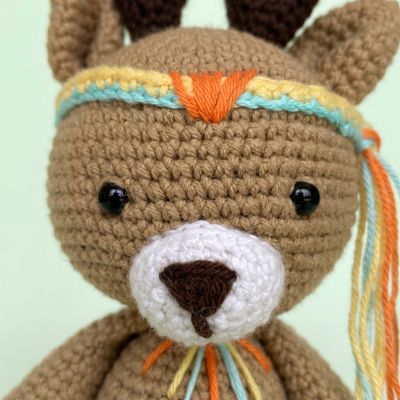 Indy Reno - Muñeco Amigurumi Tejido a Mano | EnFibras