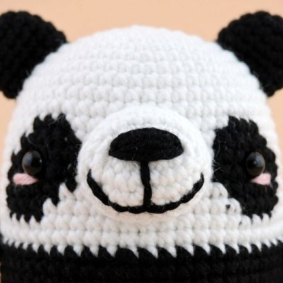 Luis Panda - Muñeco Amigurumi Tejido a Mano | EnFibras