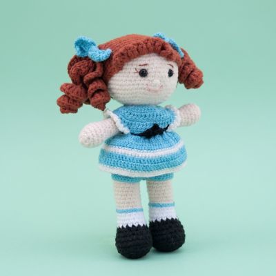 Mechis Doll - Muñeca Amigurumi Tejida a Mano | EnFibras