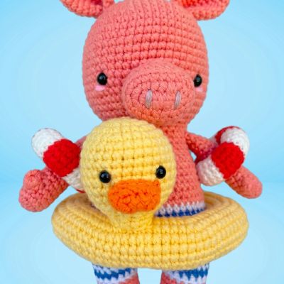 Pedro Von Dito Cerdito - Amigurumi Tejido a Mano | EnFibras