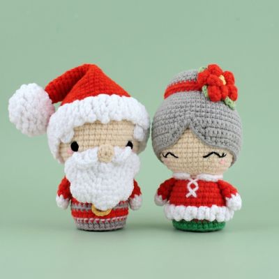 Señor y Señora Claus - Set Amigurumi Navideño | EnFibras