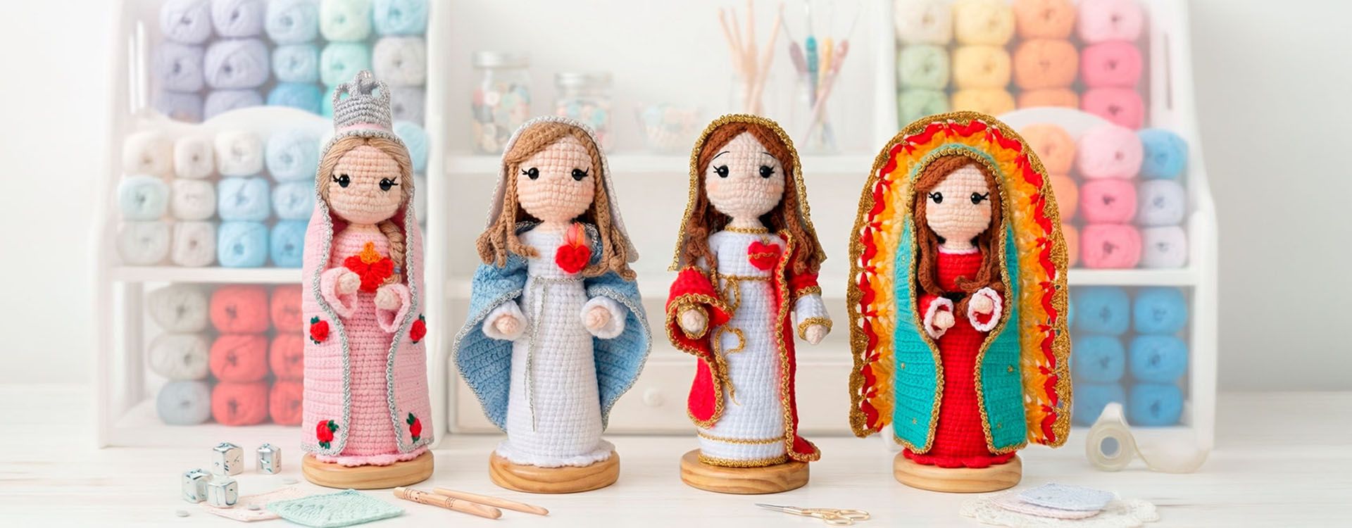 Vírgenes Amigurumi para el Día de las Madres: El Regalo Perfecto para Mamás Espirituales